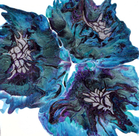 Triple Bloom Embellished